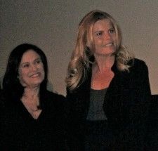 Barbara Kopple and Mariel Hemingway following the screening of Running From Crazy. Photo by Anne-Katrin Titze.